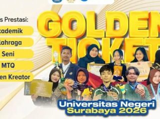 Unesa Buka Jalur Golden Ticket 2026, Kuliah Gratis Tanpa Tes untuk Siswa Berprestasi