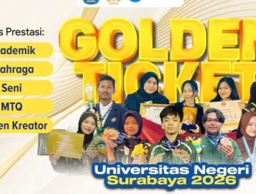 Unesa Buka Jalur Golden Ticket 2026, Kuliah Gratis Tanpa Tes untuk Siswa Berprestasi