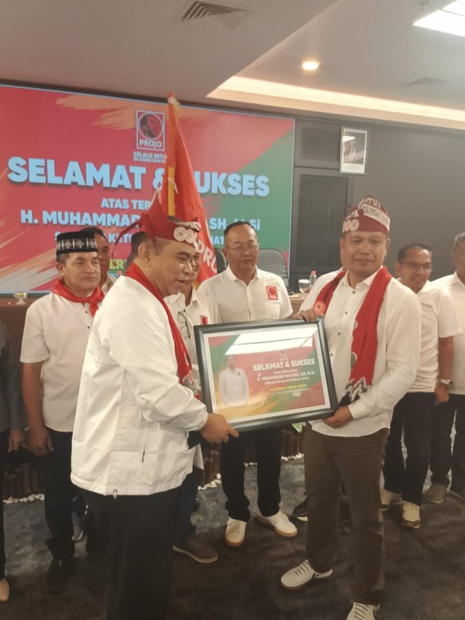 
					Perkuat Soliditas Organisasi, H. Muhamad Sholeh Resmi Pimpin DPD Projo Jawa Timur 2026-2031