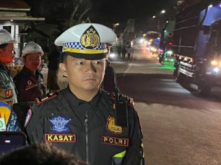 Kasatlantas Anggota Polres jember.AKP Bernadus Bagas simarta.