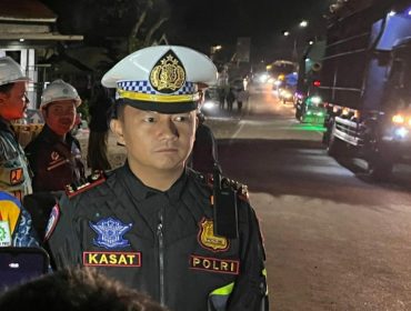 Kasatlantas Anggota Polres jember.AKP Bernadus Bagas simarta.