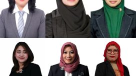 Dokumentasi: Pada baris atas dari kiri ke kanan yaitu Dr. Dumex Sutra Pasaribu, Dr. Nonni Soraya Sambudi, dan Dr. Nila T. Berghuis, S.Si., M.Si., sedangkan pada baris bawah dari kiri ke kanan adalah Assoc. Prof. Dr. Eng. Ir. Mega Mutiara Sari, S.T., M.Si., CSDS., CSRS., Dr. Ir. Farah Mulyasari, S.T., M.Sc., dan Eka Puspitawati, Ph.D. (Dok. Humas UPER)