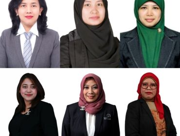 Dokumentasi: Pada baris atas dari kiri ke kanan yaitu Dr. Dumex Sutra Pasaribu, Dr. Nonni Soraya Sambudi, dan Dr. Nila T. Berghuis, S.Si., M.Si., sedangkan pada baris bawah dari kiri ke kanan adalah Assoc. Prof. Dr. Eng. Ir. Mega Mutiara Sari, S.T., M.Si., CSDS., CSRS., Dr. Ir. Farah Mulyasari, S.T., M.Sc., dan Eka Puspitawati, Ph.D. (Dok. Humas UPER)