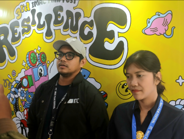 Sri Bandoro Ketua IMAC Film Festival 2026, dan Visna Vulovik Ketua ILUNI UI FIB.