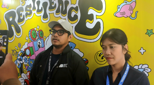 Sri Bandoro Ketua IMAC Film Festival 2026, dan Visna Vulovik Ketua ILUNI UI FIB.