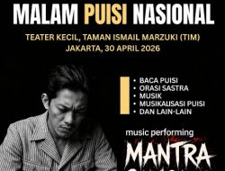 Flayer Malam Puncak Hari Puisi Nasional 2026