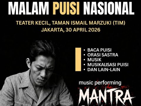 Flayer Malam Puncak Hari Puisi Nasional 2026