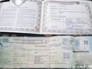 Surat-surat unit kendaraan