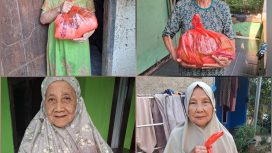 Janda Lansia penerima bantuan YGP di Tapos