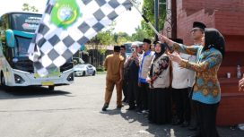 Sebanyak 1.239 CJH Sidoarjo Diberangkatkan, Wabup Mimik Tekankan Fokus Ibadah dan Kesehatan