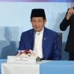 Menteri Agama dalam konferensi pers Sidang Isbat penetapan awal Zulhijjah 1447 H yang digelar di Kantor Kemenag Jl. MH. Thamrin Jakarta, Minggu (17/5/2026).