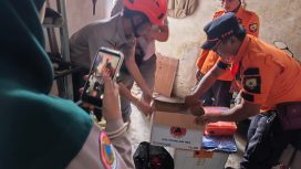 Hujan Disertai Angin Kencang Robohkan Rumah Anggota GWI di Pakusari, BPBD Jember Salurkan Bantuan