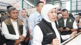 Gubernur Khofifah Sidak Pasar Klojen, Pastikan Stabilitas Harga dan Ketersediaan Bahan Pokok 