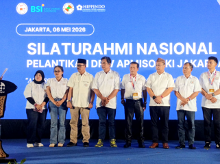 Sesi pelantikan kepengurusan DPW APMISO DKI Jakarta Oleh Ketua Umum