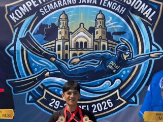Dok.: Derry meraih juara pada kompetisi Fin Swimming pada Mei 2026 lalu
