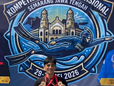 Dok.: Derry meraih juara pada kompetisi Fin Swimming pada Mei 2026 lalu