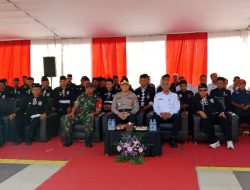 Apel kebansaan kesiapan pengamanan terate jember bersama TNI,Polri dan perguruan silat
