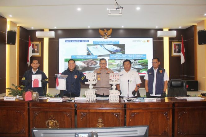 
					Sulap Sawah Dilindungi Jadi Tambak Udang, Pengusaha di Batang Ditangkap Polisi. (Dok. Humas)