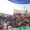 Foto bersama panitia dan anak-anak di akhir rangkaian kegiatan Hari Pertama. (Dok. LSPR)