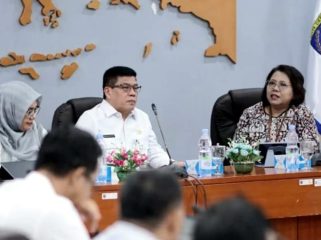 Unit Kerja Pengadaan Barang dan Jasa (UKPBJ) Pemerintah Kota (Pemkot) Depok menjalani entry meeting Penilaian Pusat Keunggulan Pengadaan Barang dan Jasa (PKP-BJ) Proaktif oleh Lembaga Kebijakan Pengadaan Barang/Jasa Pemerintah (LKPP). (dok.Humas dan Dokpim Kota Depok).