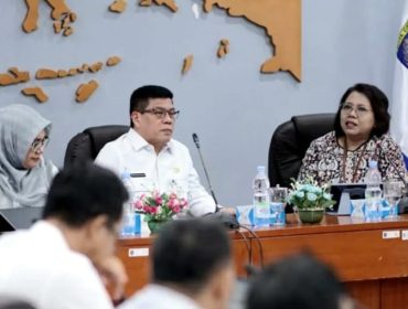 Unit Kerja Pengadaan Barang dan Jasa (UKPBJ) Pemerintah Kota (Pemkot) Depok menjalani entry meeting Penilaian Pusat Keunggulan Pengadaan Barang dan Jasa (PKP-BJ) Proaktif oleh Lembaga Kebijakan Pengadaan Barang/Jasa Pemerintah (LKPP). (dok.Humas dan Dokpim Kota Depok).