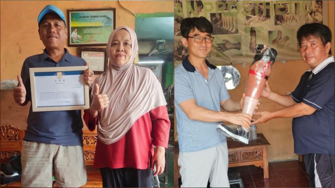 
					Pembina YGP, Mr. Park Man Hoo, didampingi oleh jajaran stafnya.