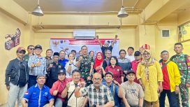 Foto bersama Komandan Kodim 0508/Depok, Kolonel Inf. Ginanjar Wahyutomo