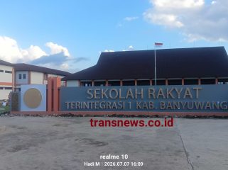 Sekolah Rakyat Jatim 4 Banyuwangi Siap Sambut 237 Siswa Baru, Proyek Tahap Finishing