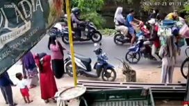 Dok. CCTV diseberang Lokasi kejadian