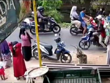 Dok. CCTV diseberang Lokasi kejadian
