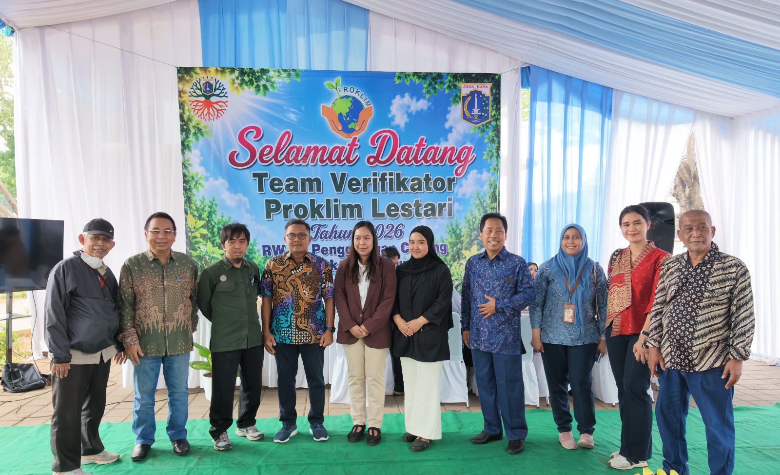 PLN Perkuat Ketahanan Iklim, Dukung Kampung Tangguh Penggilingan Jalani Verifikasi ProKlim Lestari Nasional