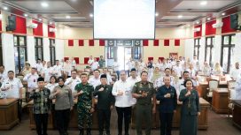 Rapat Koordinasi Penguatan Sinergi Forkopimda dalam Pencegahan dan Penanganan Kekerasan terhadap Anak di Gedung Shima