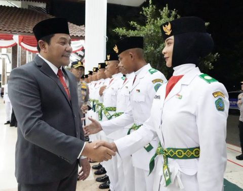 77 Anggota Paskibraka Sidoarjo 2026 Resmi Dikukuhkan, Siap Kibarkan Sang Saka Merah Putih
