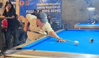 Sebanyak 48 Wartawan Ikuti Turnamen Billiard PWI Kota Depok, Perwakilan PWI Jateng Sabet Juara