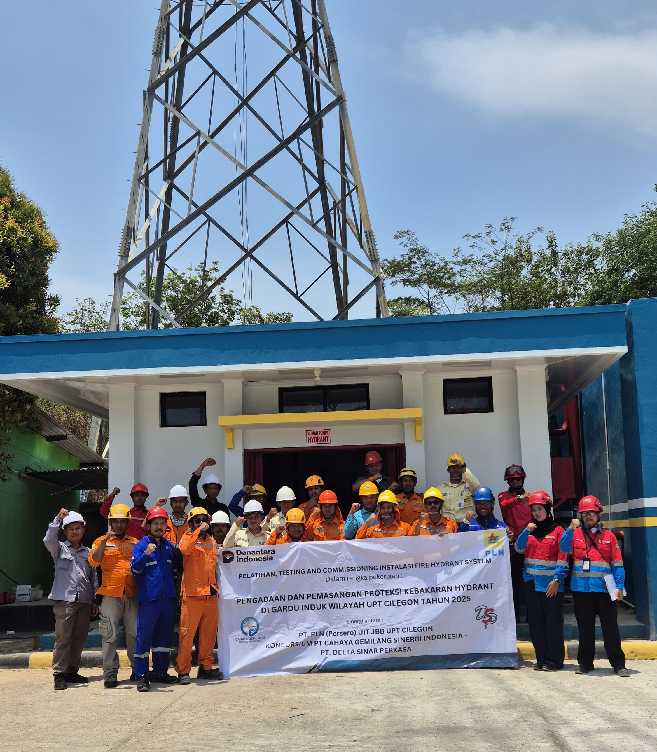Momentum Hari Listrik Nasional ke-81, PLN UPT Cilegon Perkuat Proteksi Kebakaran di GI Bayah