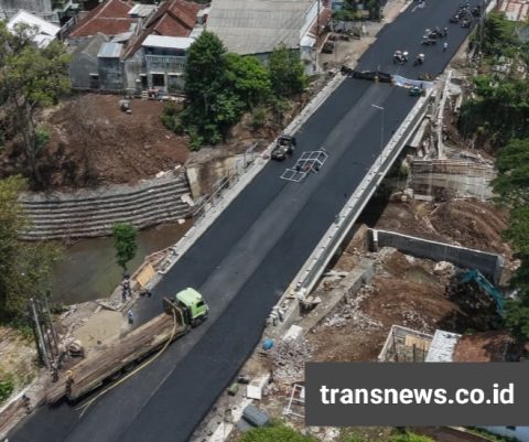 Progres 98 Persen, Pembangunan Jembatan Sentong Bondowoso Masuki Tahap Akhir